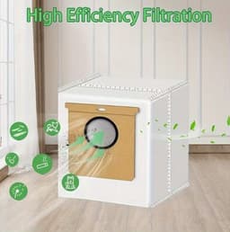 10 stuks Vacuümzakken Vervangingsset voor Eufy L60, L60 SES, L50, Auto-legestation, Conga Home 1000/8090 Ultra en Haier H9 Plus Stofzuigeronderdelen. Tip: Controleer uw model voordat u koopt — thumbnail 5