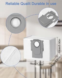 Set van 10 stofzakaccessoires geschikt voor S7 MaxV Ultra / S7 Pro Ultra / Q7+ / Q7 Max+ / Q5+/ T8 stofzuiger zuigstation, grote capaciteit filter vervangende zak accessoires stofzuigerzak — thumbnail 5