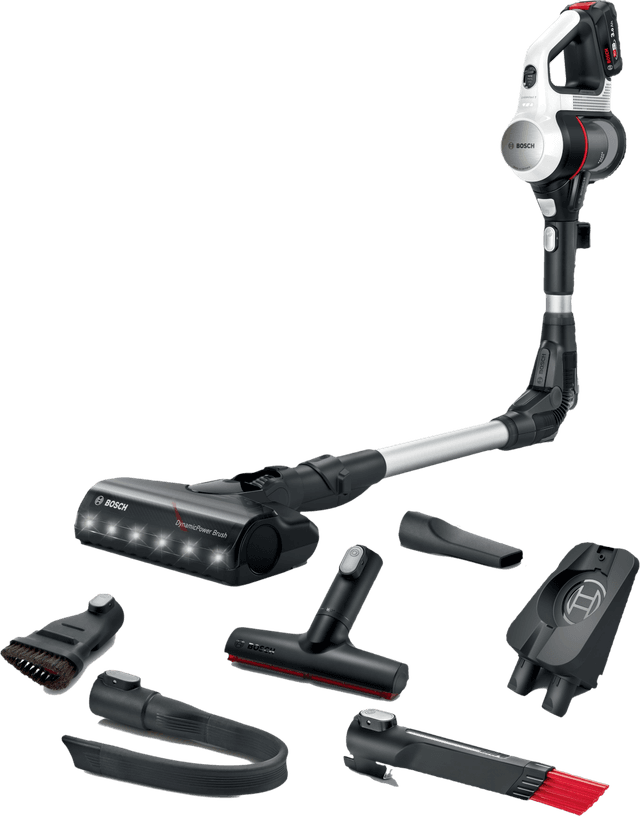 BOSCH BCS711XXL Unlimited 7 - Steelstofzuiger incl. kruimelzuiger - Accuduur 40 min - Wit