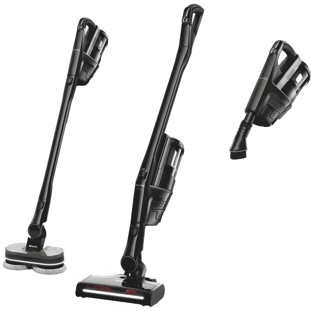MIELE Triflex HX3 Aqua - Steelstofzuiger incl. kruimelzuiger - Accuduur 70 min - Obsidiaanzwart (OBSW)