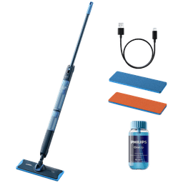 PHILIPS OneUp XV5113/01 - Elektrische dweil - Blauw