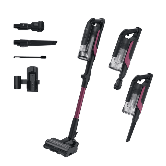 Hoover | HF6 Home Flexi draadloze steelstofzuiger met SmartAdapt mondstuk, all floor mondstuk, anti-twist borstel, Quick Park & Go modus, 40 min looptijd, LED-verlichting (HF610HX)