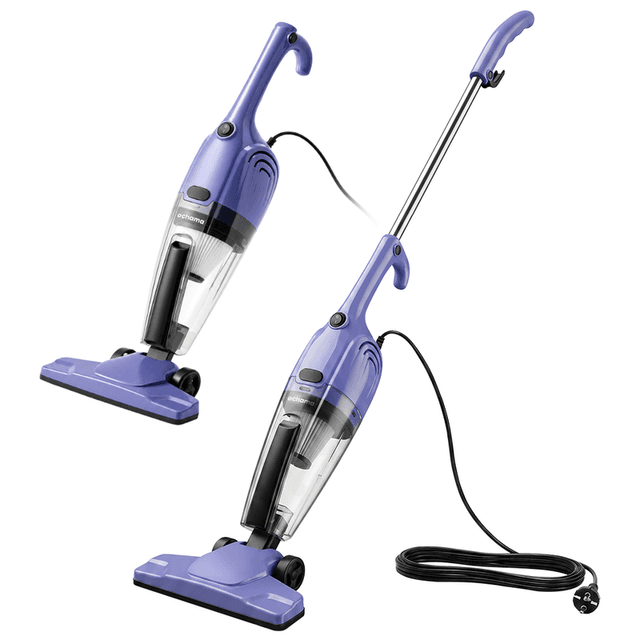 Ochama 2-in-1 hand-/steelstofzuiger met snoer 0,5 l - lichtgewicht stofzuiger, 500 W hoge zuigkracht, slanke behuizing, zichtbaar stofreservoir, eenvoudig te monteren/demonteren - ideaal voor woningen met huisdieren en kleine ruimtes, huishoudelijk gebrui