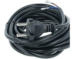 vhbw-stroomkabel compatibel met Kärcher WD3 200, T10/1, T7/1, T14/1, T12/1, WD5.600, T15/1, T9/1, T201, T191 stofzuigers - 6 m kabel 1000 W
