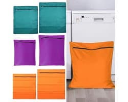 Waszak Huisdier - Opbergzak Organisatie - Dierenhaar Vangen - Voorkomt Verstopping - 60 x 70 cm - Oranje