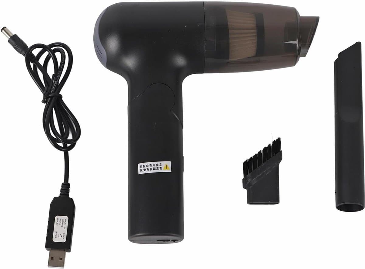 Draagbare Handstofzuiger - 120 W Hoog Vermogen - 9000 Pa Sterke Zuigkracht - 120 Ml Stofbox — afbeelding 1