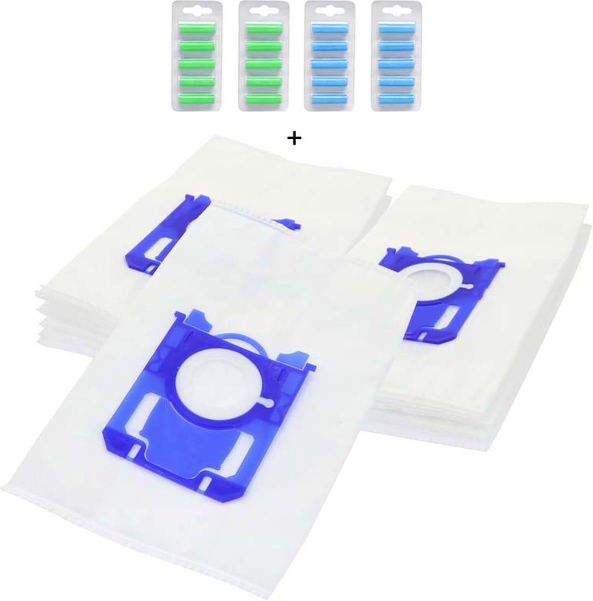 Propex Parts Stofzuigerzakken - Geschikt voor AEG Electrolux S-Bag 3-D - 20 stuks + 20 geurstaafjes — afbeelding 1