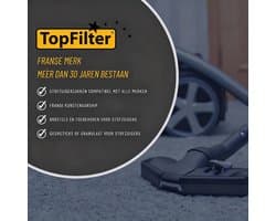 Driehoekige stofzuigerborstel TopFilter