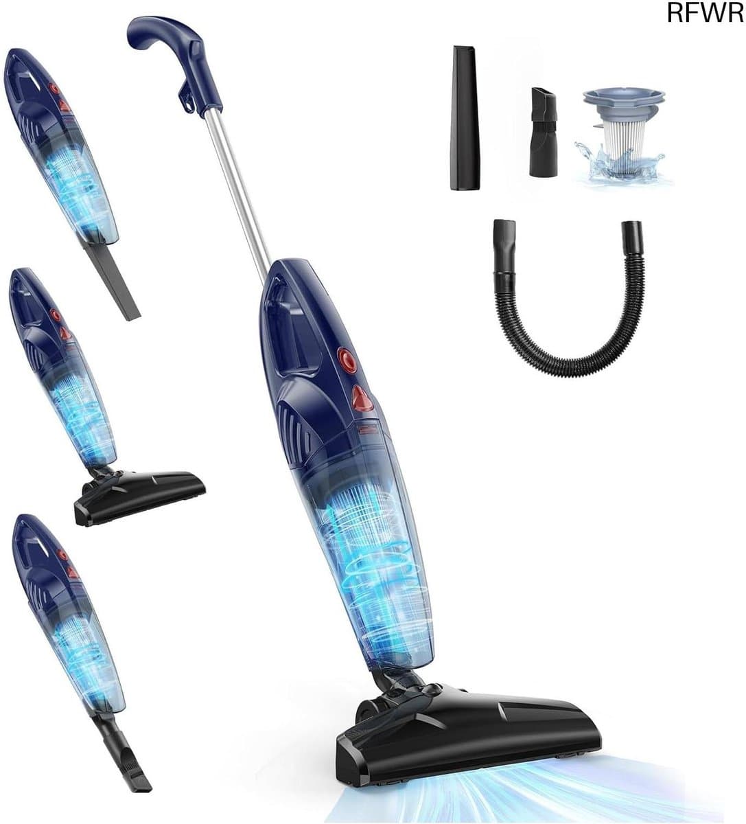 RFWR® Krachtige 6-in-1 Steelstofzuiger met Kabel en Hoge Zuigkracht — afbeelding 1