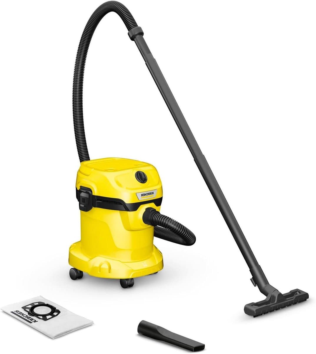 Nat-Droog Stofzuiger - Allesreiniger Zuiger - Vuil Verwijderen - 1000 Watt Vermogen - 15 Liter Container - Geel — afbeelding 1