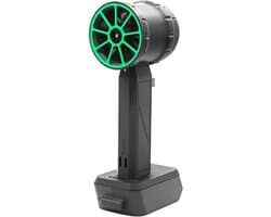 Krachtige Turboventilator - Mini Jet Fan - Stof Verwijderen - Borstelloze Motor - 20.7 cm - Zwart