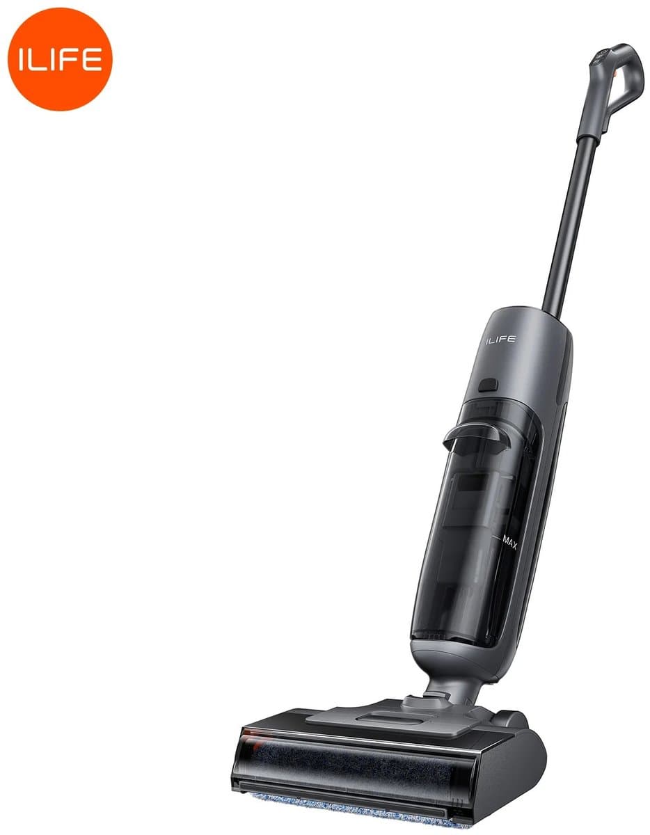 Joorly W90 Pro Draadloze Stofzuiger - Stofzuiger Mop Nat & Droog - Zelfreinigend - 7000Pa Zuigkracht - Grote Dubbele Watertank - Zwart — afbeelding 1