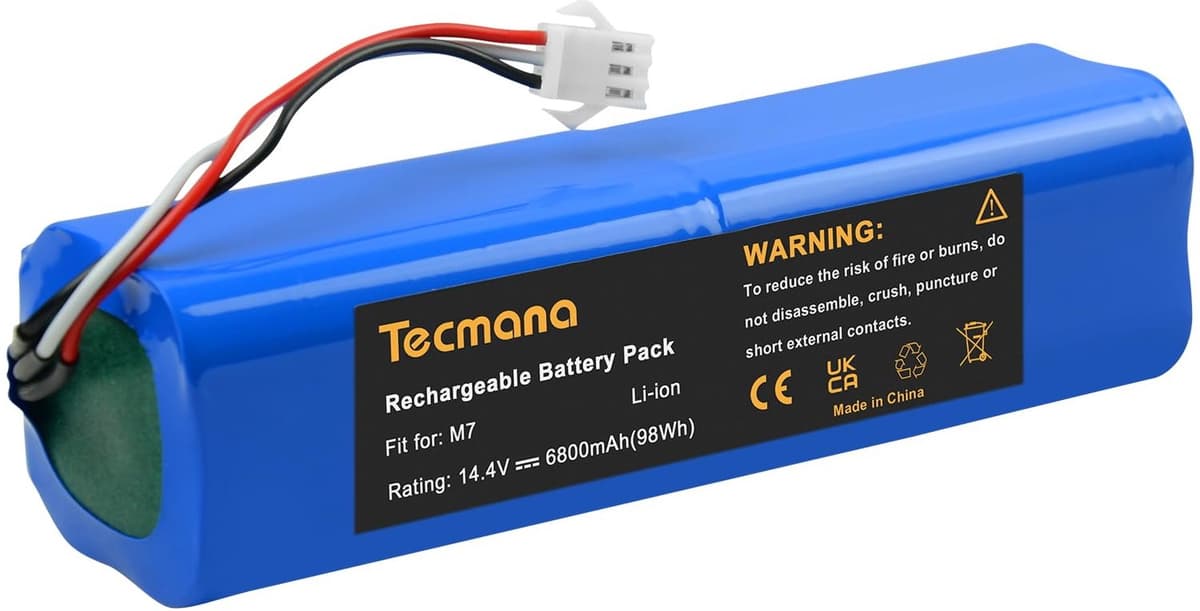 Stofzuigeraccu - 14,4 V - 6000 mAh - Lithium-ion — afbeelding 1