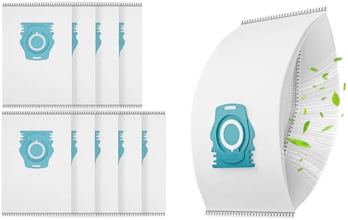 Stoffilterzakken - 10 stuks - voor Miele TU Guard S1 L1 / CO M1 serie stofzuigers - zeer efficiënte luchtfiltratie. — afbeelding 1