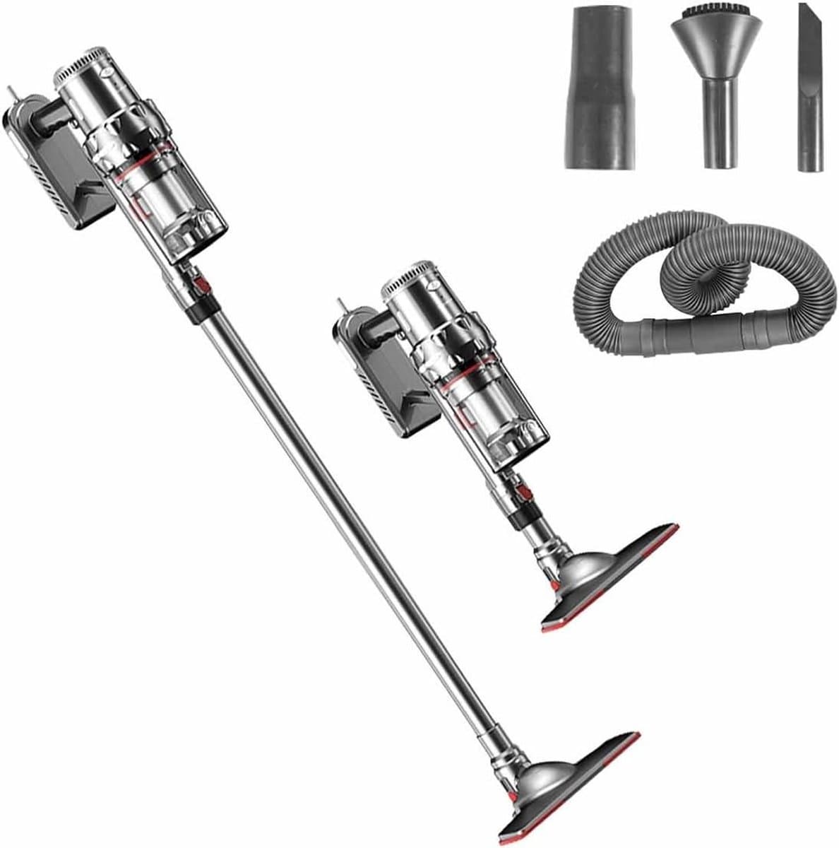 Steelstofzuiger - Handstofzuiger - Krachtig Schoonmaken - 18000pa Zuigkracht - 4 meter snoer - Zilver — afbeelding 1