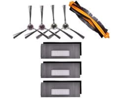 Dailygoods - Filter- en Borstelvervangingsset - Vervangaccessoires - Geschikt voor 900 901 - Hoofdborstel en Filters - Complete Set - V...