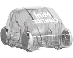 Tafelreiniger - Mini stofzuiger - Bureau opruimen - Compact ontwerp - 8x8x6 cm - Transparant
