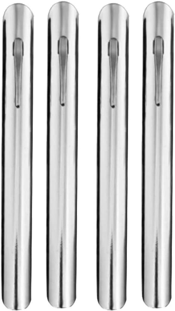 Kruimelveger Set - Tafelreiniger - Eetruimte Schoonmaken - Duurzaam Aluminium - 4 Stuks - Zilver — afbeelding 1
