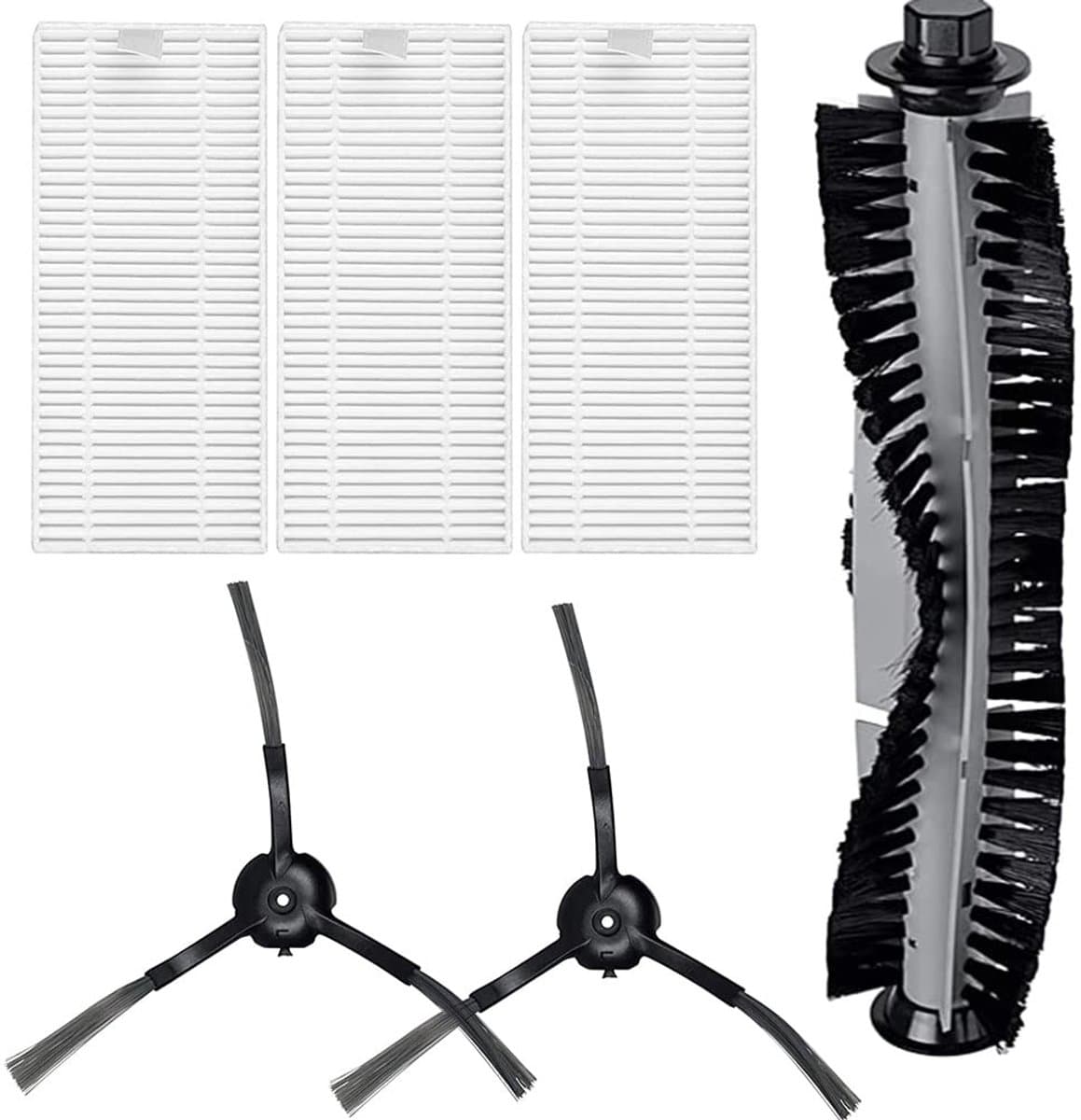 Allecto - Filter Roller Borstel - Accessoires voor Robotstofzuiger - Complete Kit - Inclusief Filters en Zijborstels - Geschikt voor Neabot N2 — afbeelding 1