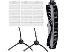 Allecto - Filter Roller Borstel - Accessoires voor Robotstofzuiger - Complete Kit - Inclusief Filters en Zijborstels - Geschikt voor Neabot N2
