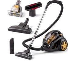AG3100 Stofzuiger Zonder Zak - Stofzuigers - Vacuum Cleaner Zakloos - 8.5 Meter - 900W - Sterke Zuigkracht - HEPA Filter - Compact, Licht & Krachtig - Gemakkelijk Schoon Te Maken - Gold Edition
