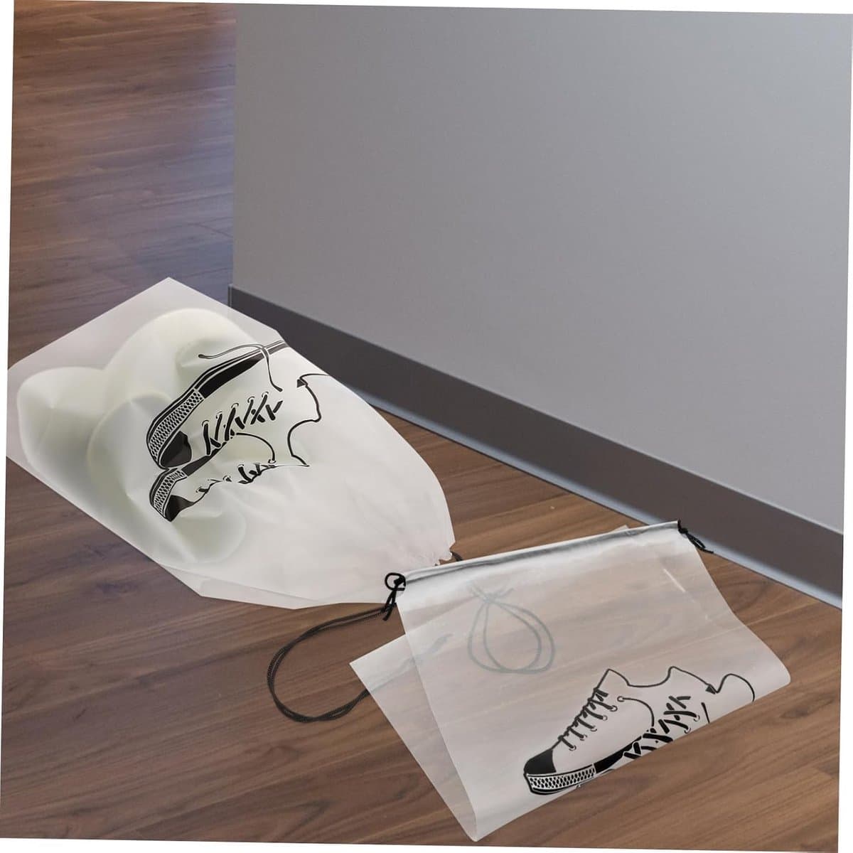 Reis Stofzuigerzakken - Schoen Opbergzakken - Schoenen Beschermen - Met Trekkoord - 43 x 29 cm - Niet gespecificeerd — afbeelding 1