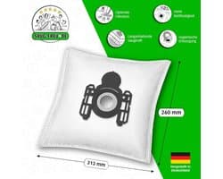 Stofzuigerzakken Microvlies - Stofzuigerzakken Set - Stofzuigen Huis - Optimale Filtratie - 20 stuks - Wit
