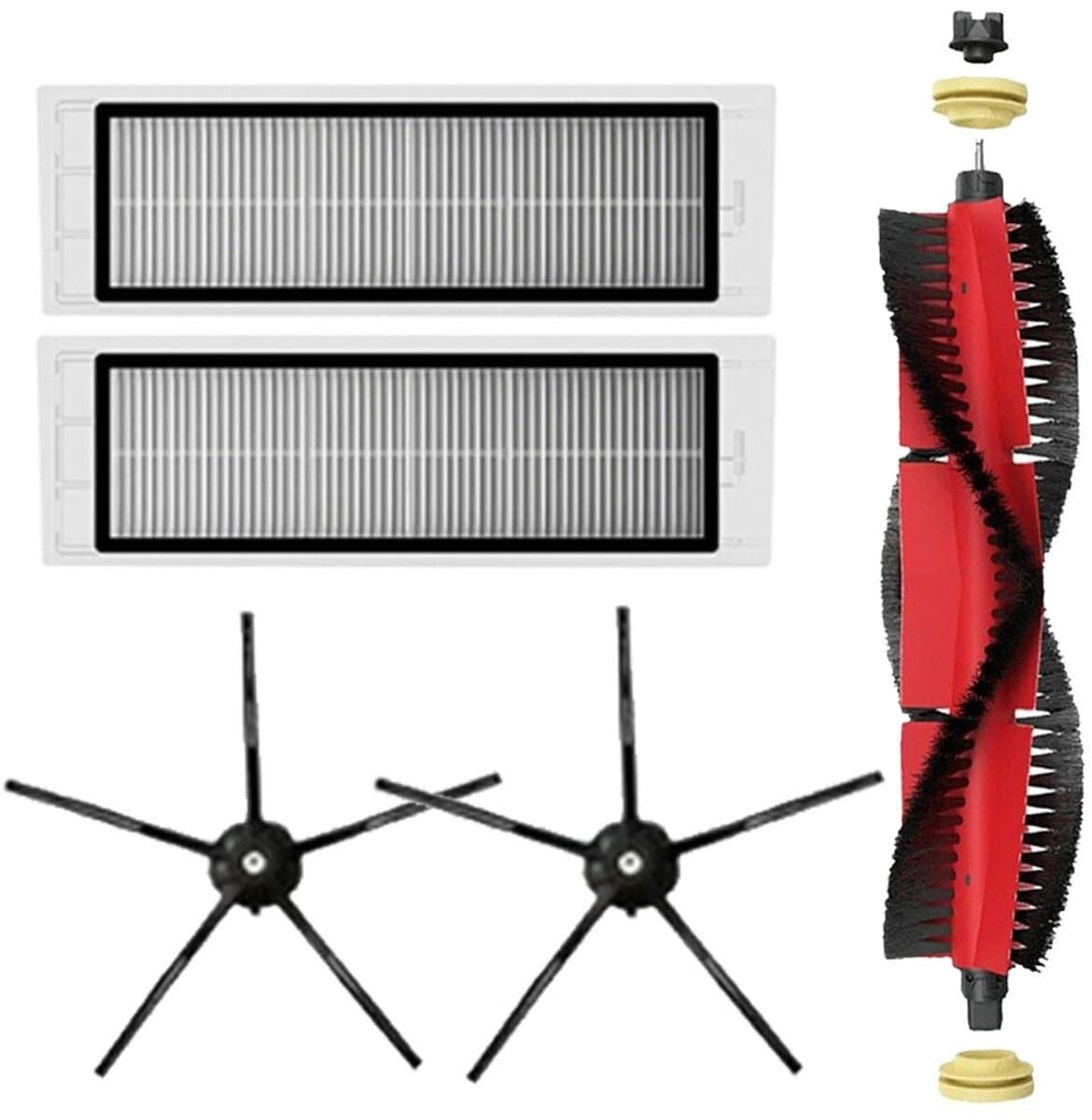 Geschikt voor Dweildoekfilter Zijborstel Onderdeel Geschikt voor Roborock S6 S5 MAX S60 S65 S50 S55 T6 — afbeelding 1