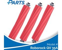 Roborock QV 35A Borstels (3 Stuks, Plus.Parts® alternatief voor 8.02.0079)