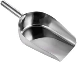 Roestvrijstalen Stoffer - Handveger Set - Vloeren Schoonmaken - Verstevigd Handvat - 24 cm Lengte - Zilver