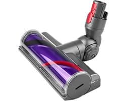 ZENC® Aangedreven Zuigmond Geschikt voor Dyson Steelstofzuiger V15, V11, V10, V8 & V7 - Turbo Borstel - Vloerzuigmond - Stofzuigermondstuk - Opzetstuk - Mondstuk - Stofzuigeraccessoires - Grijs