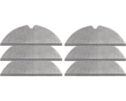 6 stuks Dweilpad vervanging voor Dreame D20 / D20 Pro Plus robotstofzuiger, accessoires, wisserdoek, pads, robotstofzuiger, reserveonderdelen, langdurig gebruik, wasbaar, reserveonderdelen
