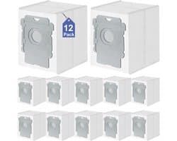 12 Stuks Stofzakken voor iRobot Roomba i7 i7+, i8, i8+, i3, i3+, i4, i4+, i6, i6+, s9, s9+ Plus 10 Max 105 705 Vac Clean Base afzuigstation, i/s/j Combo Essential Serie Stofzuigerrobot Stofzuigerzak