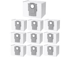 10 stofzakken compatibel met Xiaomi Roborock S8+ / S8 Pro Ultra / Q7 / Q7+ / Q7 MAX+ / S7 MaxV Ultra / Q7 plus / Q5 / Q5+ stofzuiger robotstofzuiger afzuigstation. Wegwerp vervangingszak