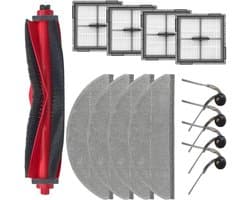 Roborock Q10 VF / Q10 VF+ / Q10 PF / Q10 PF+ Onderhoudsset – 13-Delige Accessoireset met Hoofdborstel, 4 Filters, 4 Zijborstels en 4 Dweilpads