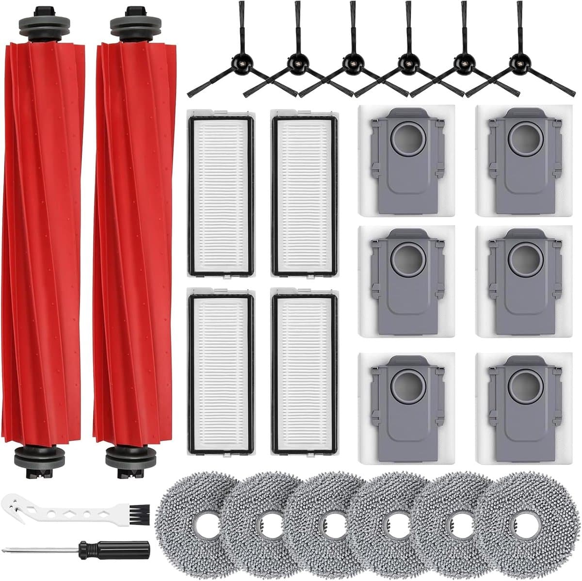 26-delige accessoireset geschikt voor Roborock Q Revo S/Qrevo Pro robotstofzuiger — afbeelding 1