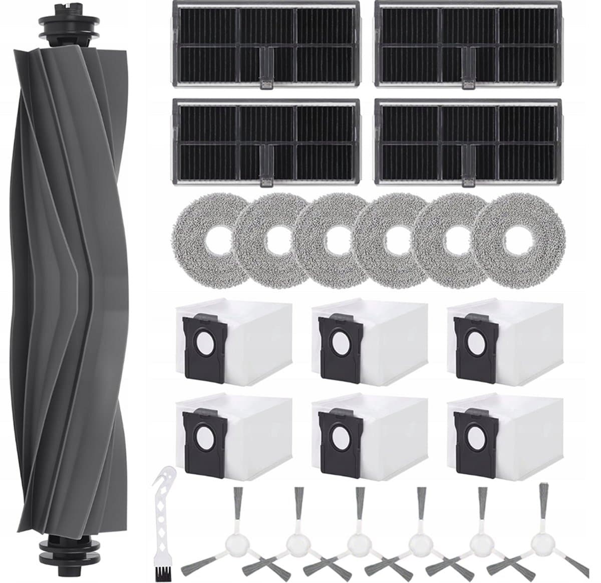 24-delige accessoire set voor Dreame L10s Ultra Gen 2 - inclusief borstel, dweil en filter - verpakt in PE-zak — afbeelding 1