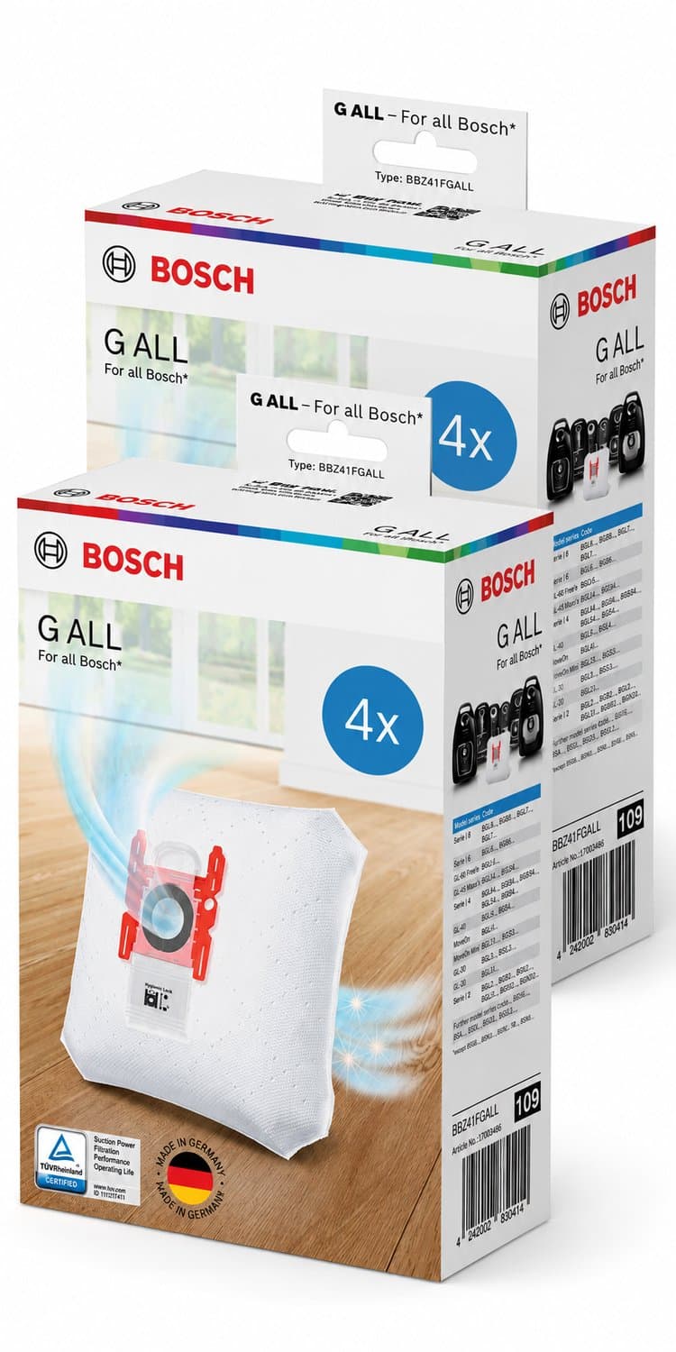 Bosch BBZ41FG / Siemens VZ41AFG Stofzuigerzakken Type G - 8 stuks — afbeelding 1