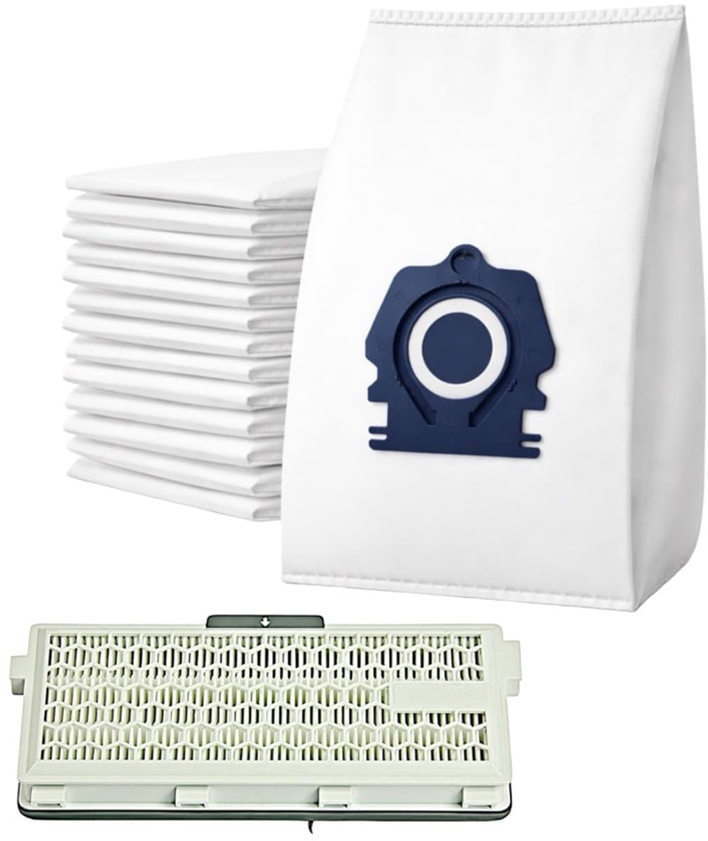 DEGG® - Stofzuigerzakken (10 Stuks) + HEPA Filter SF-HA50 – Geschikt voor Miele Guard L1, M1 – Complete Set – Vervangt HyClean Pure — afbeelding 1