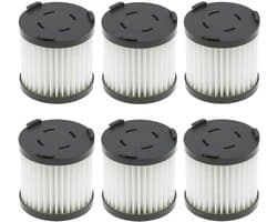 Set van 6 HEPA-filters Geschikt voor de draadloze stofzuigers Jimmy JV51, CJ53 en C53T.