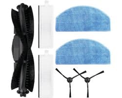 Vervangende Onderdelen Accessoires geschikt voor Laresar L6 Pro geschikt voor Laresar Evol 3 Robot Stofzuiger Mop Pads Filter, Inclusief Hepa Filters Mops Borstels