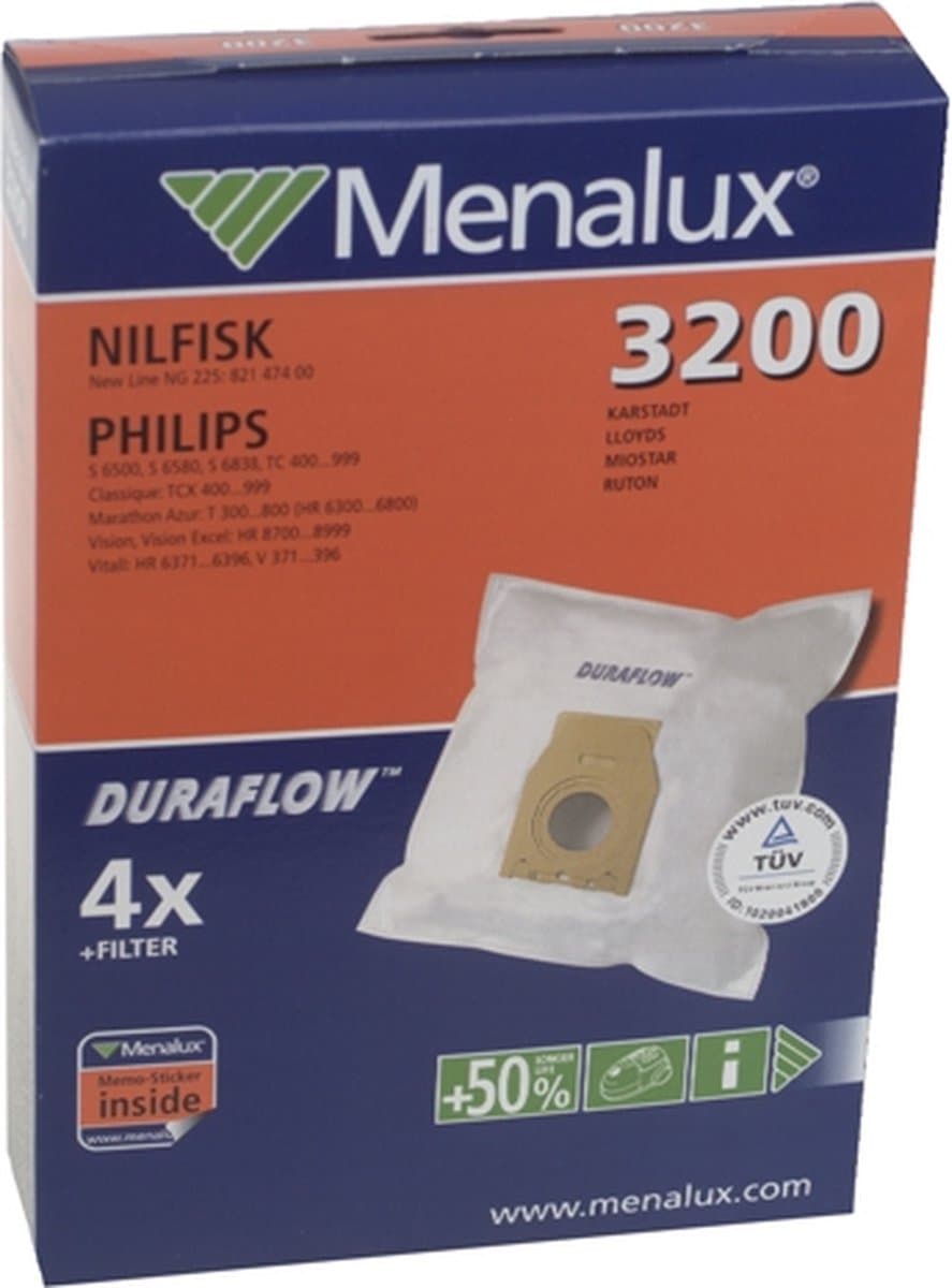 MENALUX - STOFZUIGERZAK SYNTH PHILIPS OSLO VISIO N COMPACT 3200 - 9001961490 — afbeelding 1