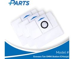 Ecovacs T20 OMNI Station (CH2232) Stofzakken (3 Stuks, Plus.Parts® alternatief voor D-DB03-0003)