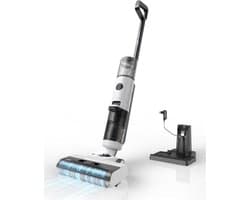 3 in 1 Vloerreiniger – Stoomreiniger – Kruimeldief – Dweilapparaat – Elektrische Mop – Voor Binnen – Inclusief Laadstation – 1000W