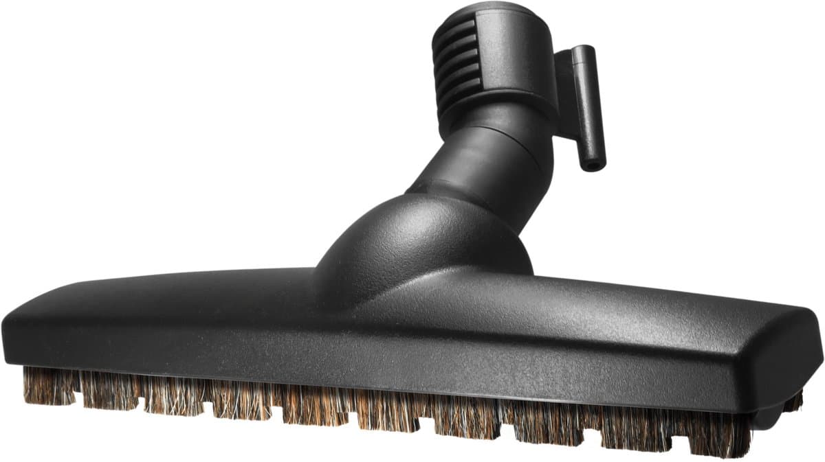 Dparts extra zwenkbare parketborstel geschikt voor Nilfisk - met parkeerhaak - 32mm - Parketzuigmond - Stofzuigerborstel - Zuigmond voor Select Power Extreme One King VP300 — afbeelding 1