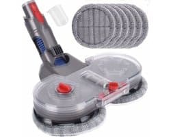Geschikt voor Geschikt voor Dyson V7 V8 V10 V11 V15 Vervangende elektrische bezem - Diepe reiniging met 1 watertank en 6 doeken inbegrepen