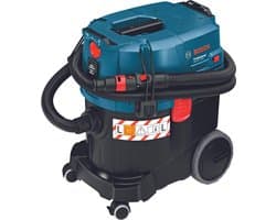 Stofzuiger GAS 35 L SFC + (NL+LUX) (3 x zuigbuis verchroomd 0,35 m, afvoerzak, bochtstuk, SFC+-module, slang 3 m, Ø 35 mm met gereedschapsmof, spleetmondstuk 250 mm, vlakke vouwfilter cellulose, vloerzuigmondset)