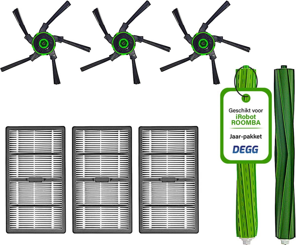 DEGG - Onderhoudsset - Geschikt voor iRobot Roomba S9 & S9+ - Premium Kwaliteit - Jaarpakket — afbeelding 1