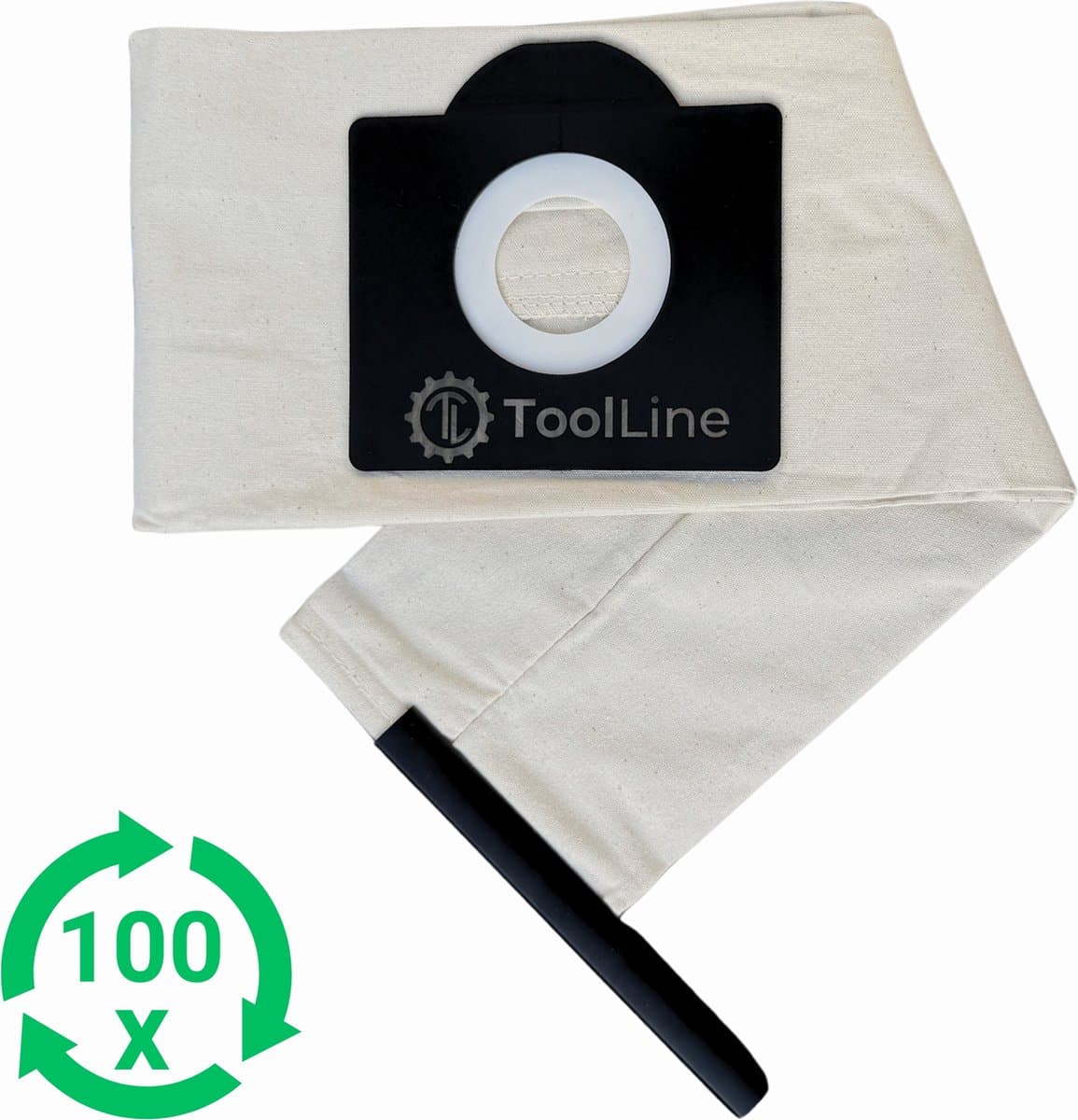ToolLine® - Herbruikbare stofzuigerzak tot 100 keer - Geschikt voor Kärcher WD3 - WD4 - WD5 - WD6 - 6.959-130.0 - Parkside - DeLonghi - Electrolux - Hoover - Moulinex - Progress - Tornado - Volta - Karcher stofzuigerzakken — afbeelding 1