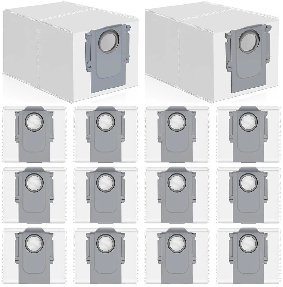 14 stofzakken Geschikt voor Roborock Qrevo/Saros-serie stofzuigers. Stofzakken Geschikt voor Qrevo S/Saros 10R / QV 35A / QRevo Pro/Edge/Curv/Master/S8 MaxV. — afbeelding 1